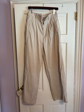Everlane Way High Drape Pants in Light Tan sz 10S